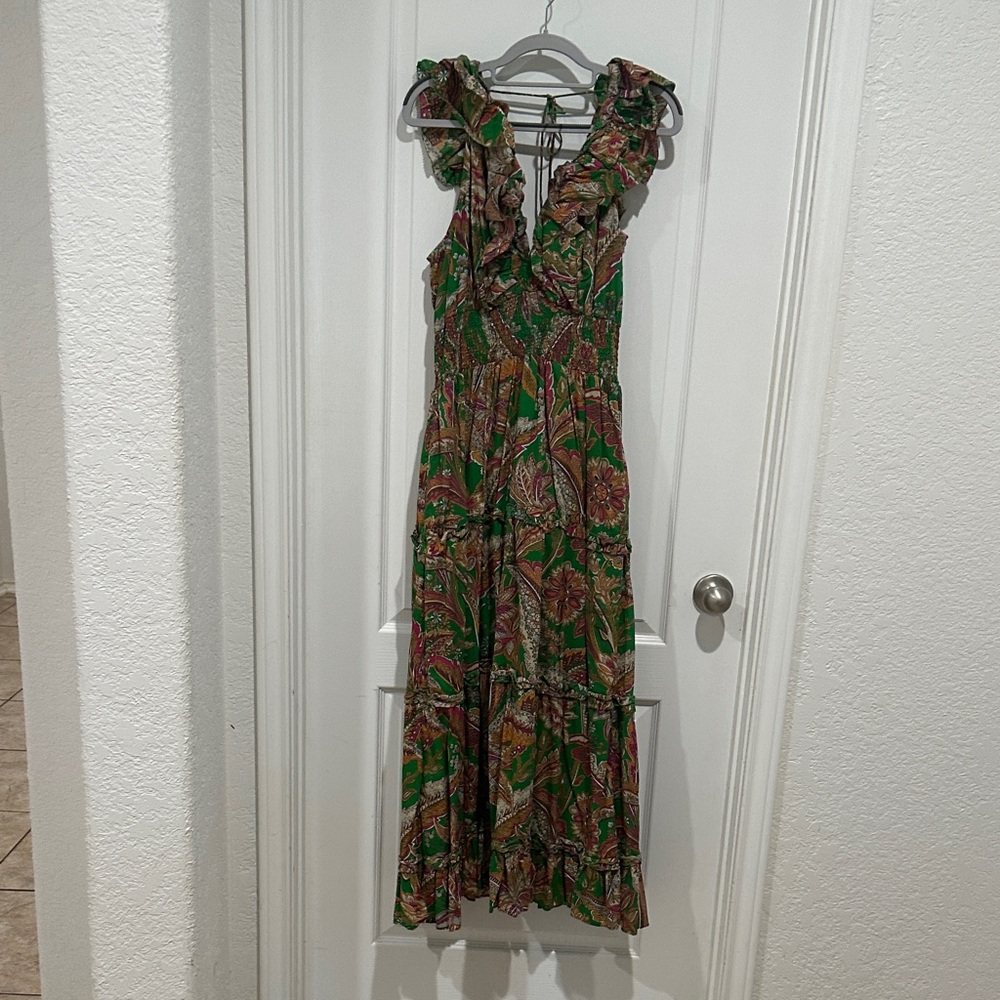 House of Harlow 1960 Tropical Print Maxi Dress